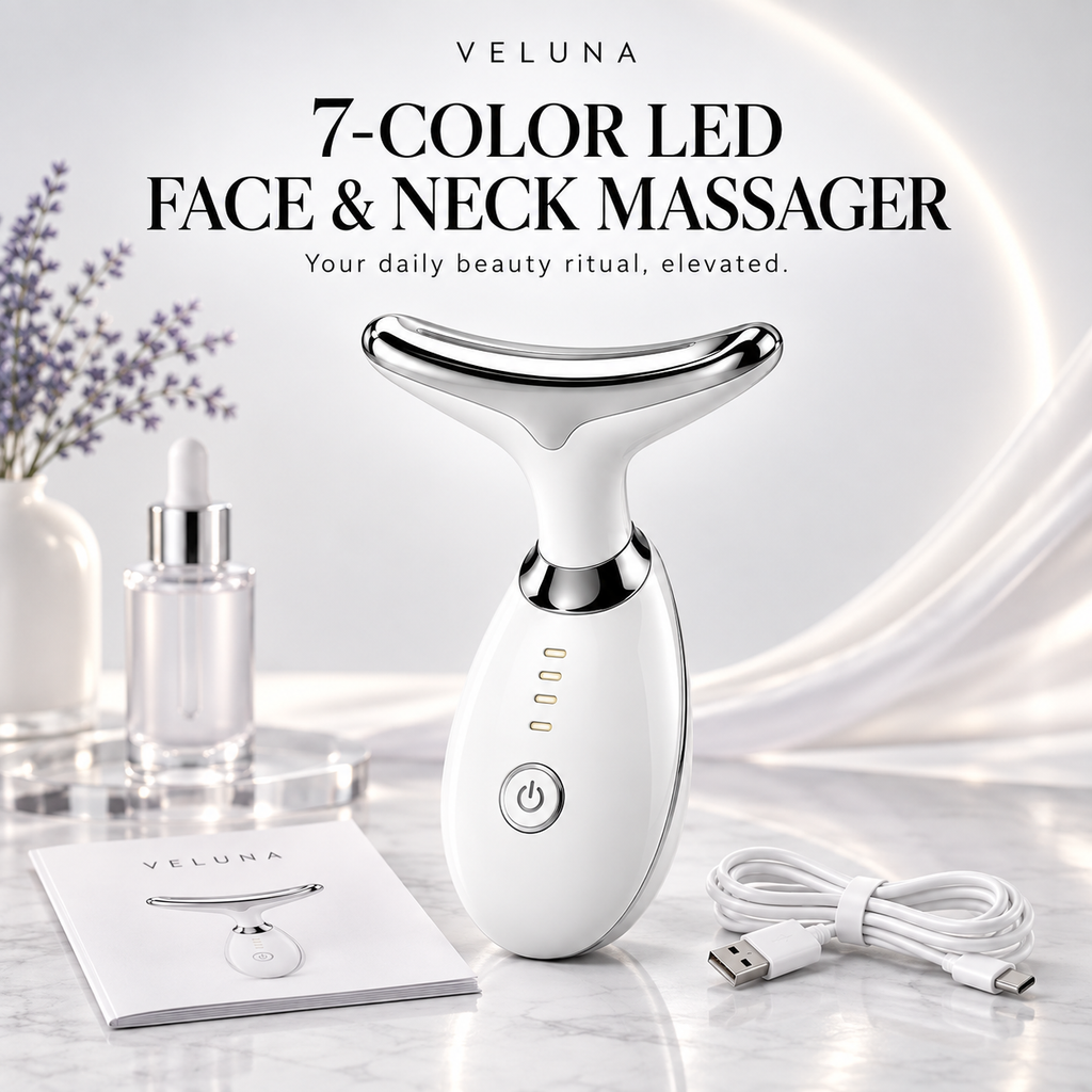 Veluna 7-Color LED Face & Neck Sculpting Massager