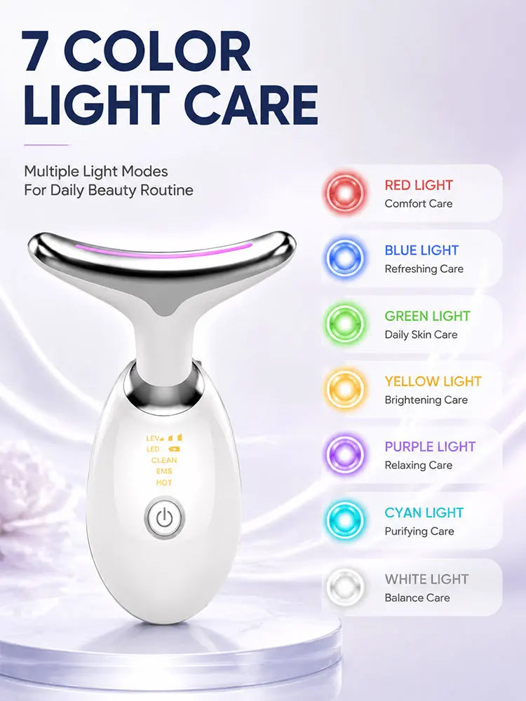 Veluna 7-Color LED Face & Neck Sculpting Massager
