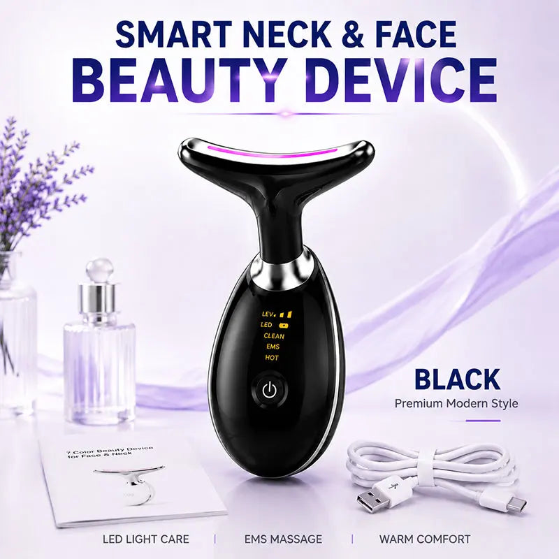Veluna 7-Color LED Face & Neck Sculpting Massager