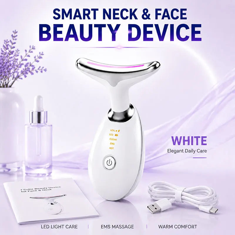 Veluna 7-Color LED Face & Neck Sculpting Massager