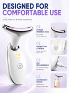 Veluna 7-Color LED Face & Neck Sculpting Massager